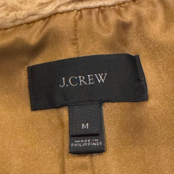 J.Crew Plush Fleece Excursion Vest Cognac Style E1535 M - Picture 6 of 8